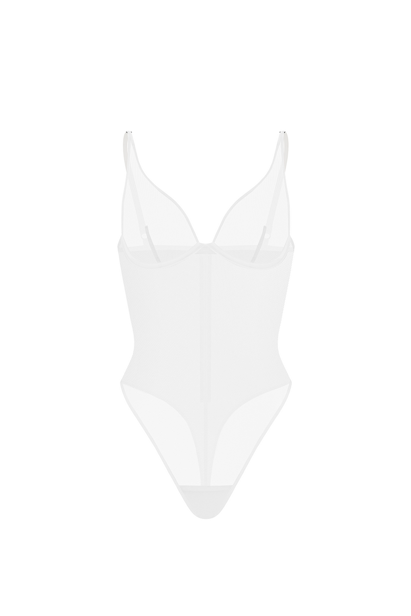 Celestia White Bodysuit