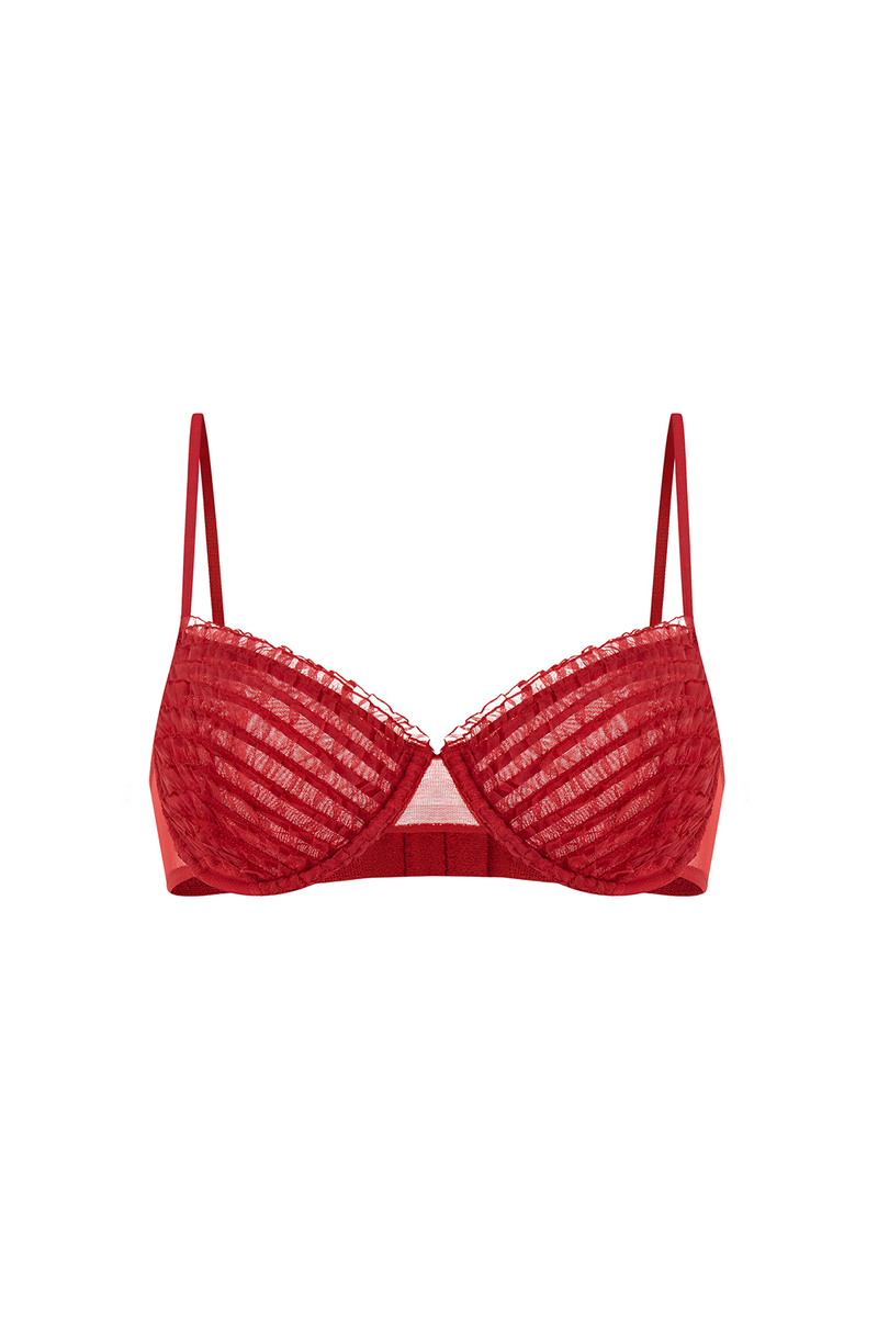 Luminous Red Bra