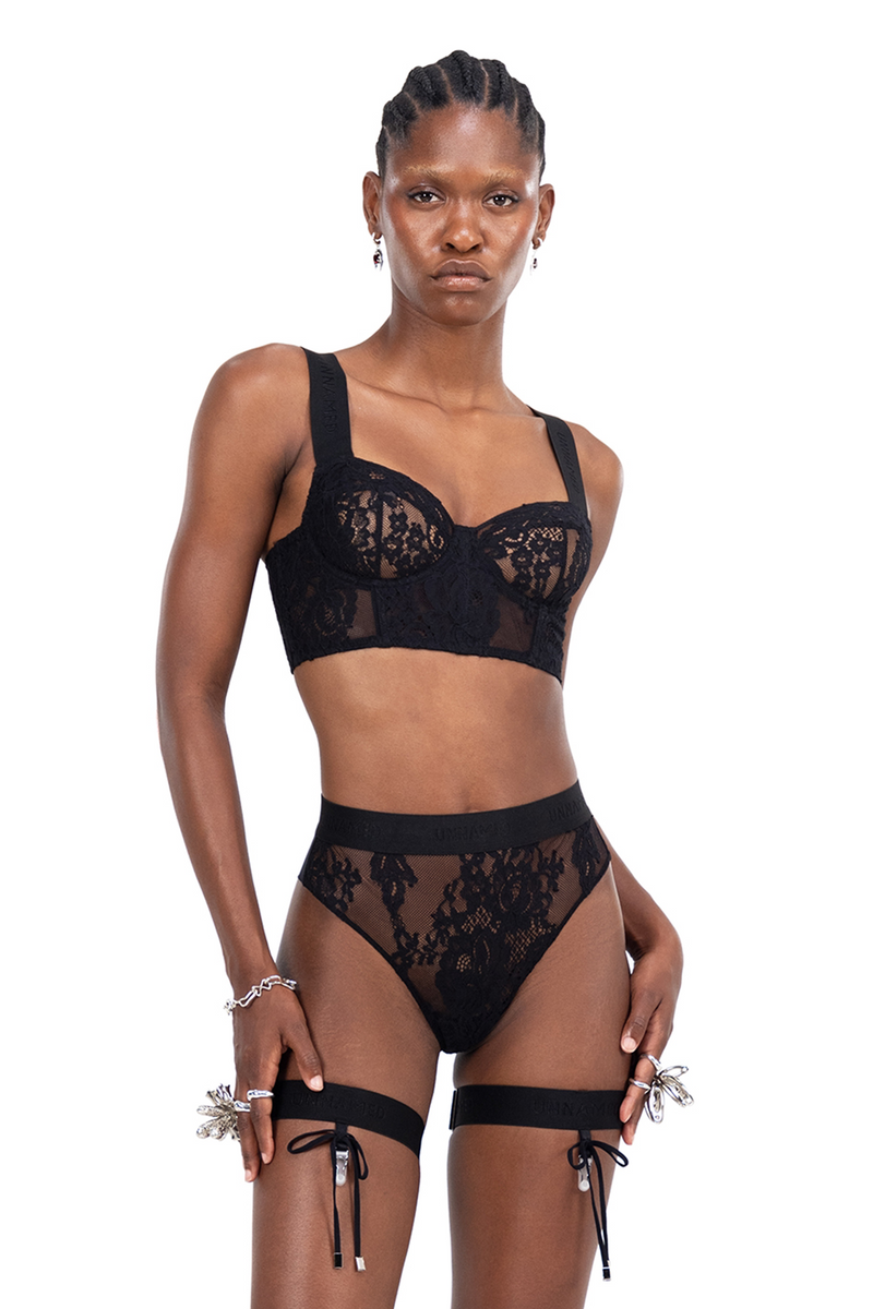 Sicilia Nero Corsage Bra