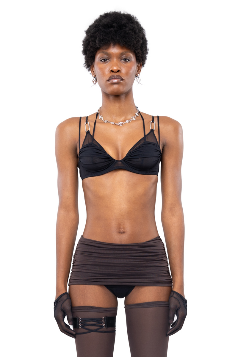 Solace Black Bra