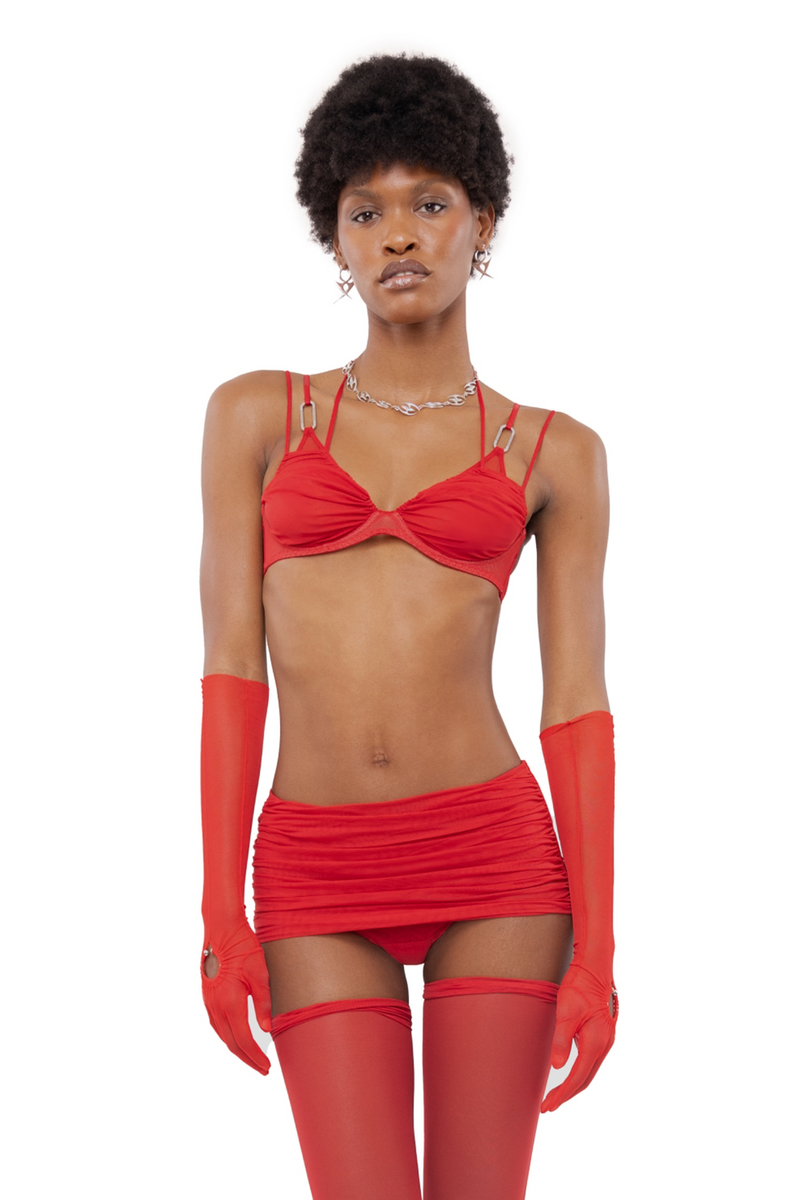 Solace Red Bra