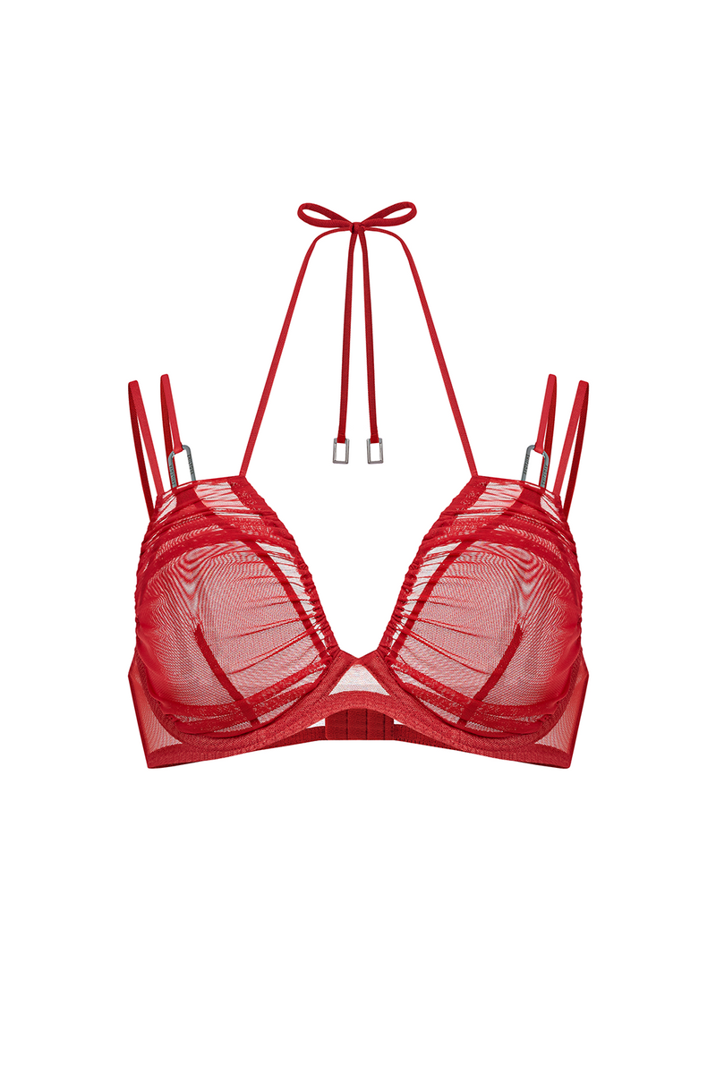 Solace Red Bra